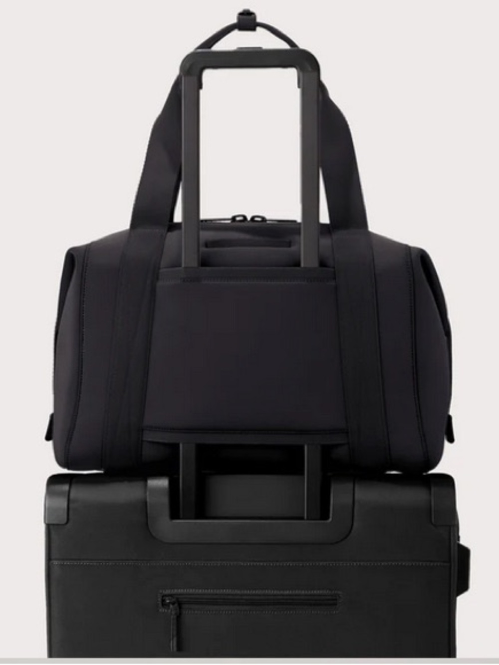 Dagne Dover Black Women's Duffel Landon Tote - Large - Picture 3 of 8
